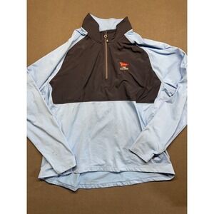 Cutter & Buck 123rd US Open Golf 1/4 Zip Pullover Jacket Light‎ Blue XXL Country